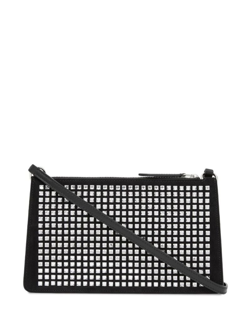Black Crystal Detail Mini Bag