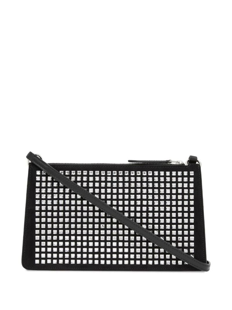 Black Crystal Detail Mini Bag