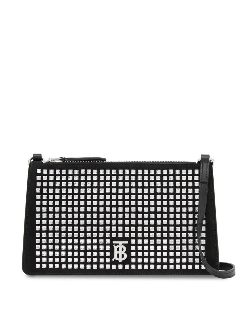Black Crystal Detail Mini Bag