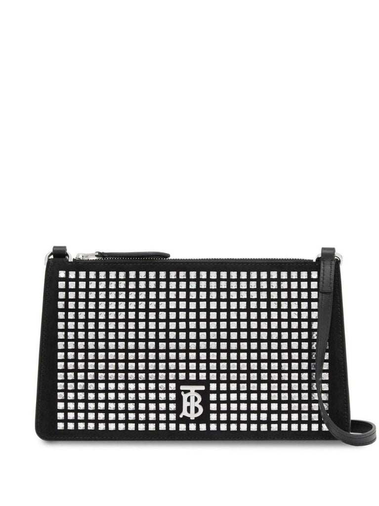 Black Crystal Detail Mini Bag