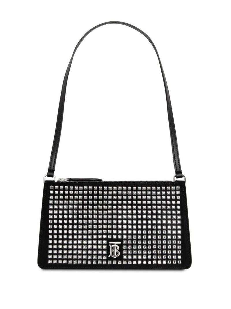 Black Crystal Detail Mini Bag