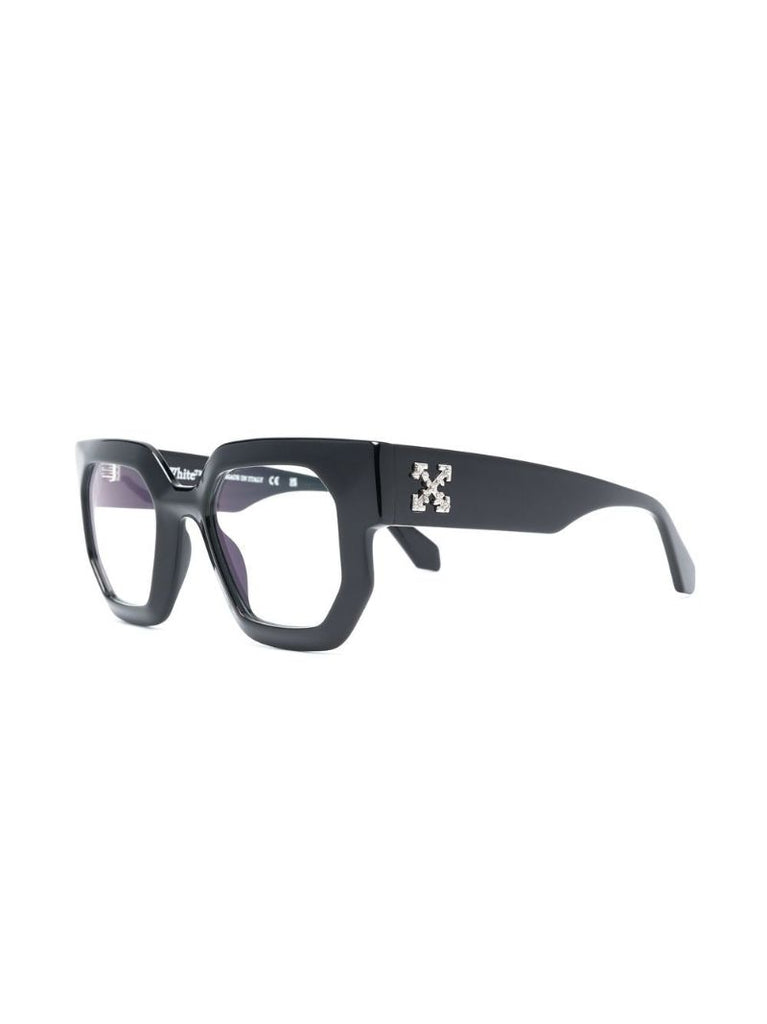 Black Geometric Frame Glasses