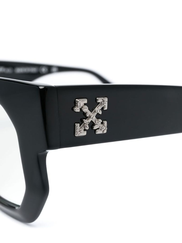Black Geometric Frame Glasses