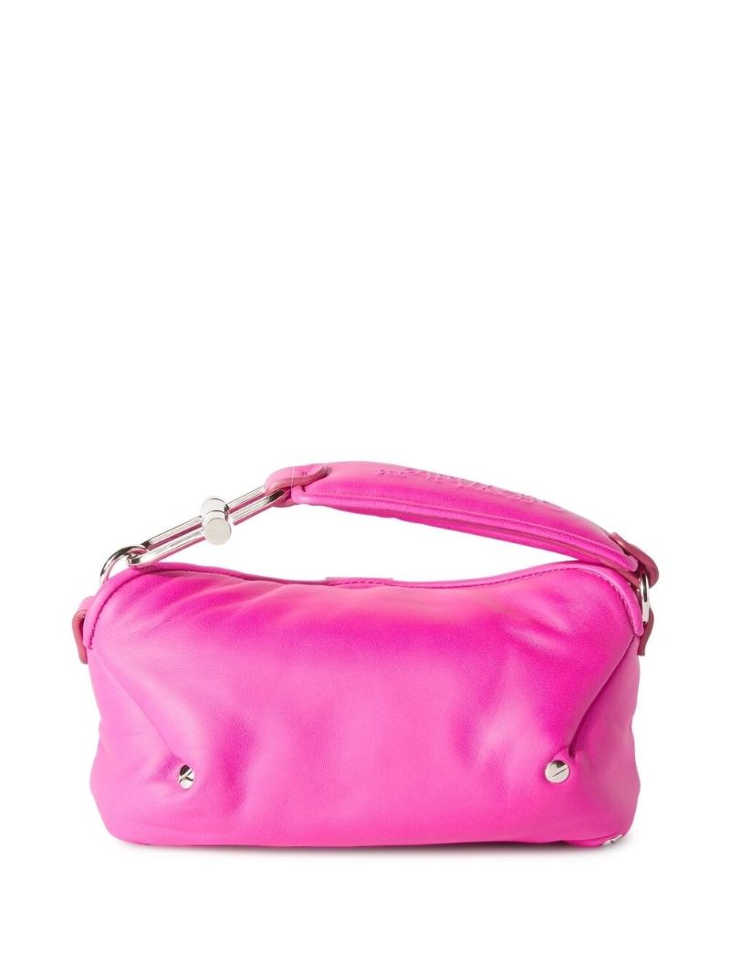 Pink San Diego Leather Shoulder Bag