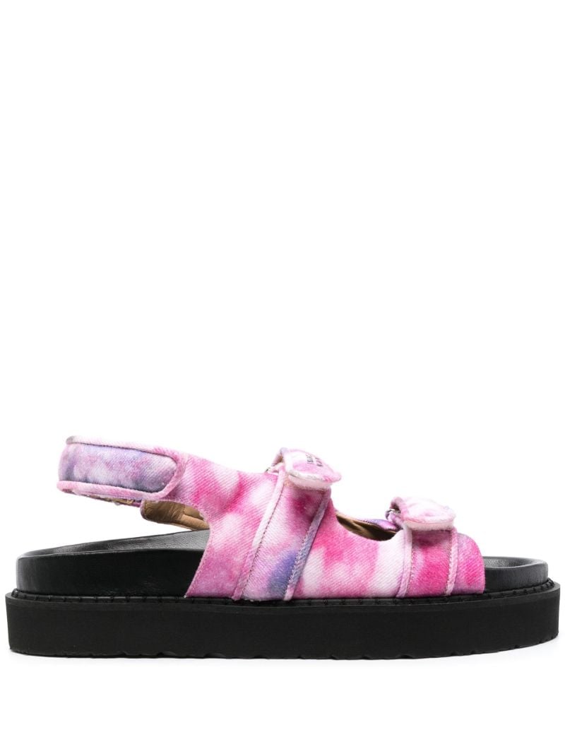 Pink Madee Tie-dye Sandals