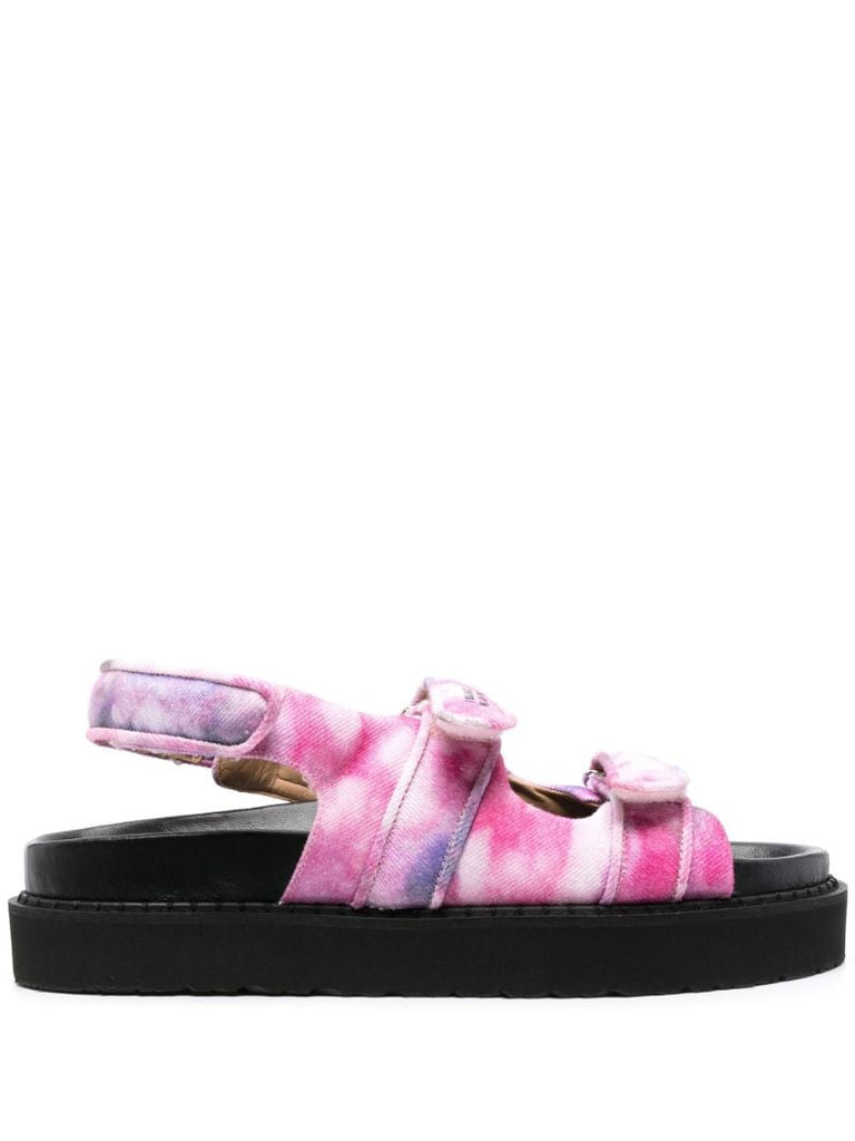 Pink Madee Tie-dye Sandals