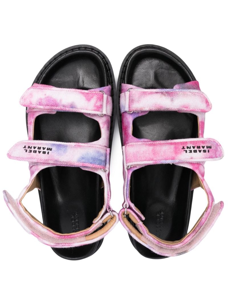 Pink Madee Tie-dye Sandals