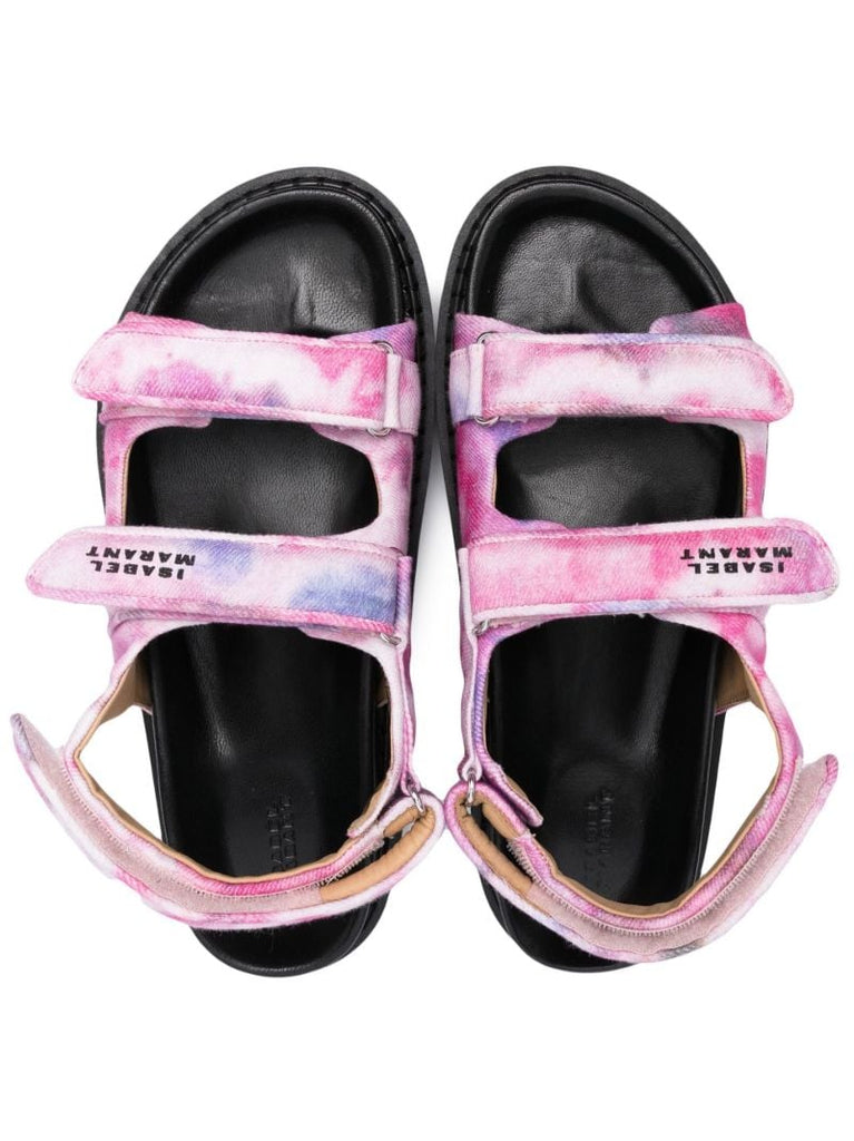 Pink Madee Tie-dye Sandals