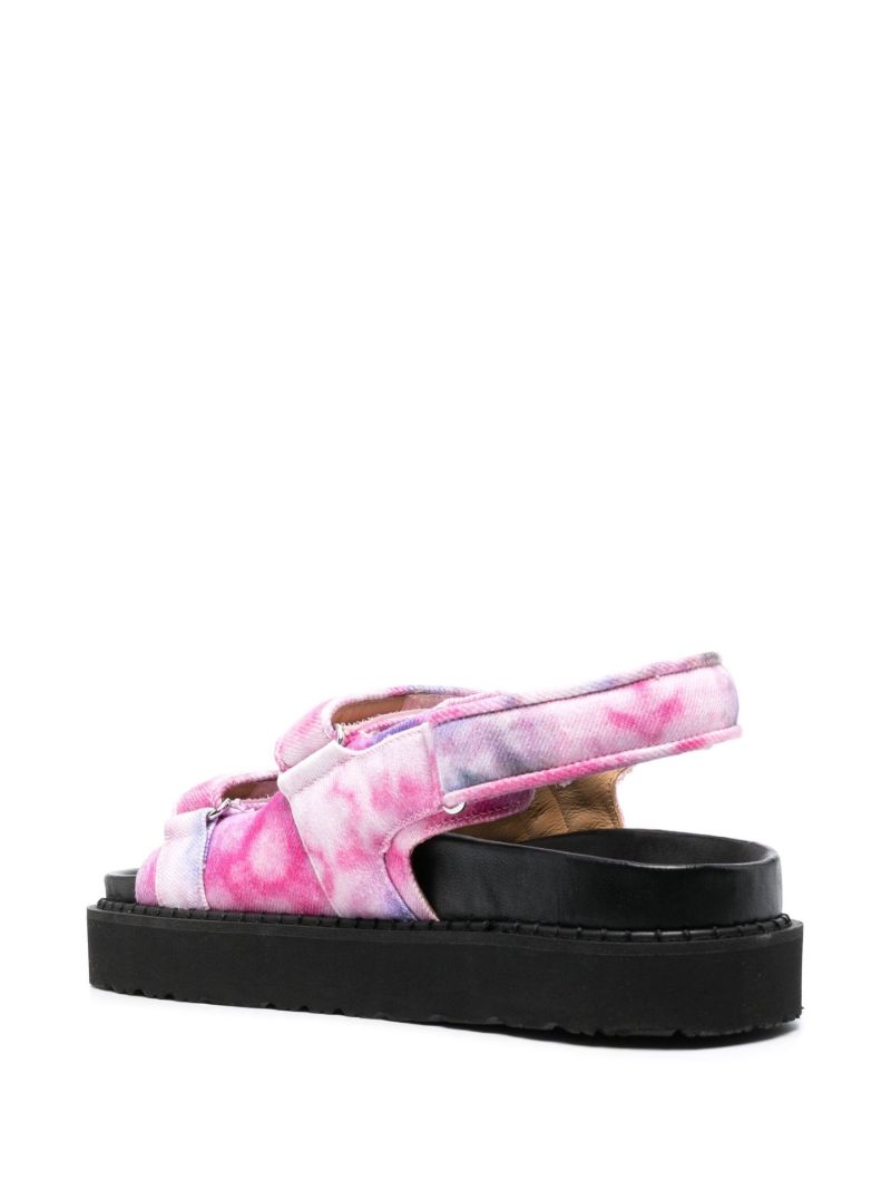 Pink Madee Tie-dye Sandals