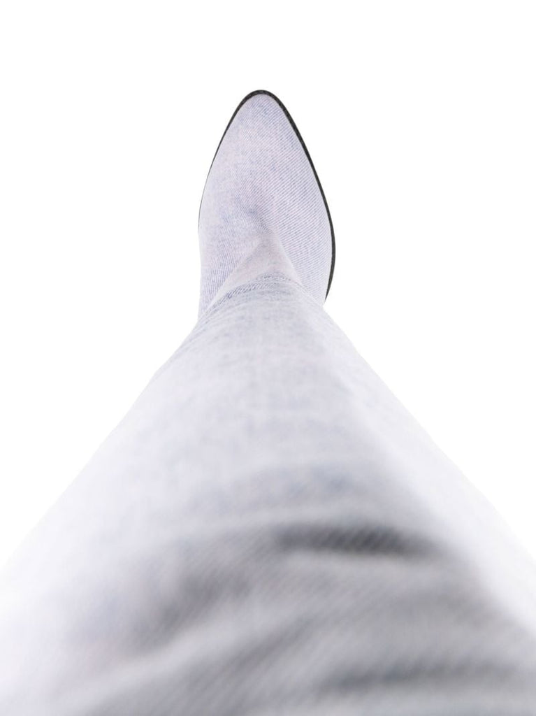 Purple Ririo 90 Suede Knee-high Boots