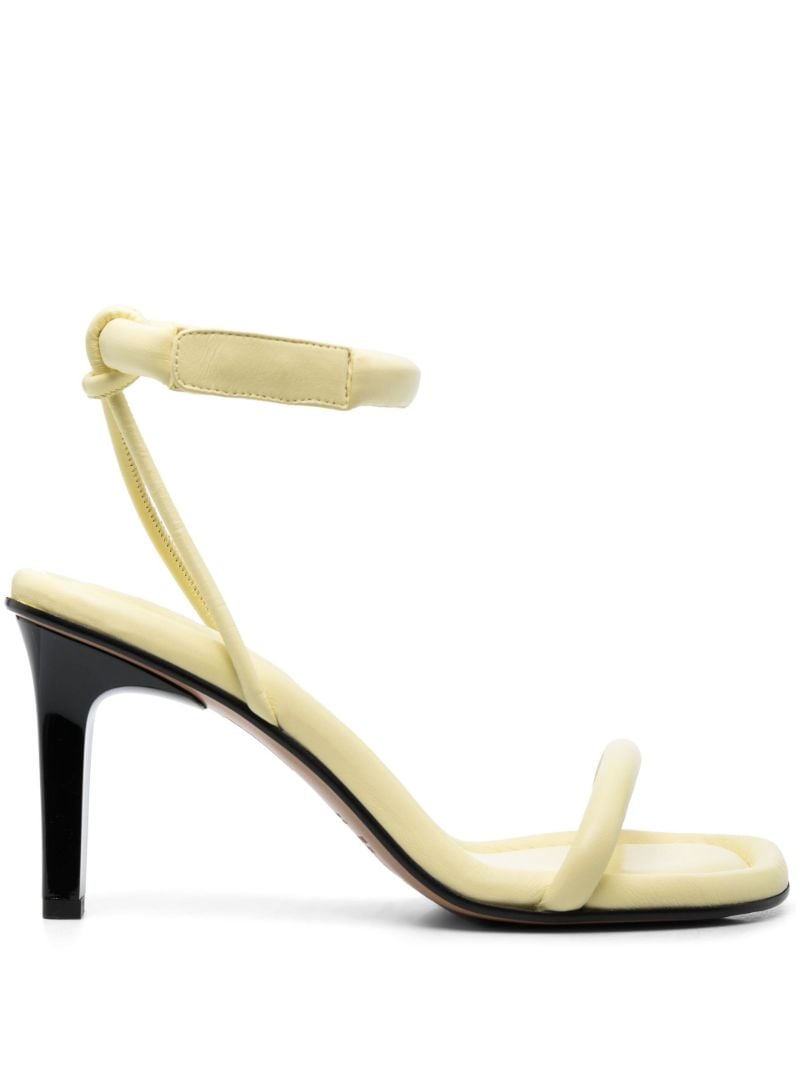 Yellow Katree 85 Leather Sandals