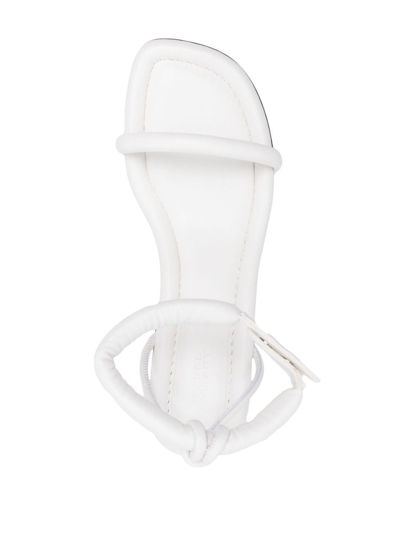 White Bertee 50 Leather Sandals