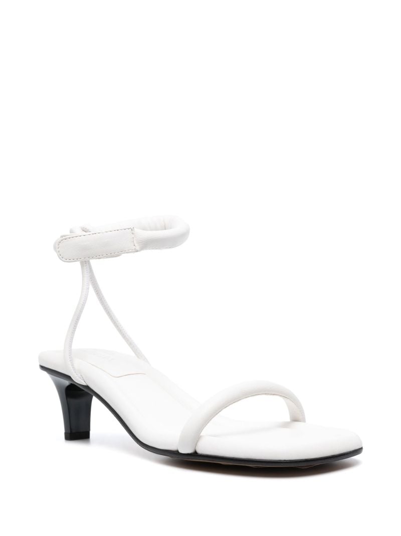 White Bertee 50 Leather Sandals