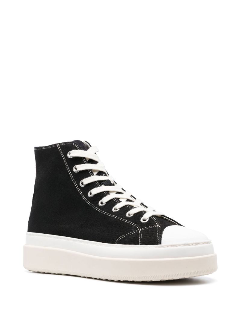Black Austen High-top Platform Sneakers