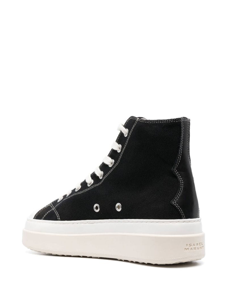 Black Austen High-top Platform Sneakers