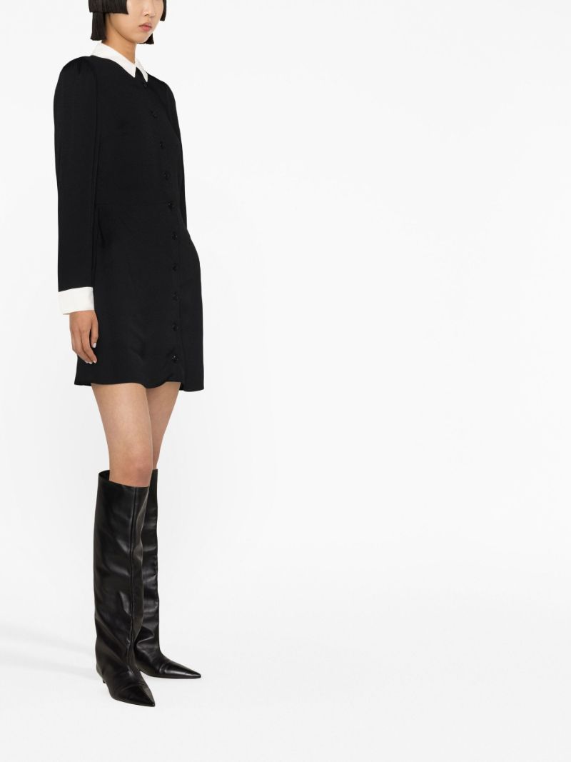 Black Scheana Shirt Dress