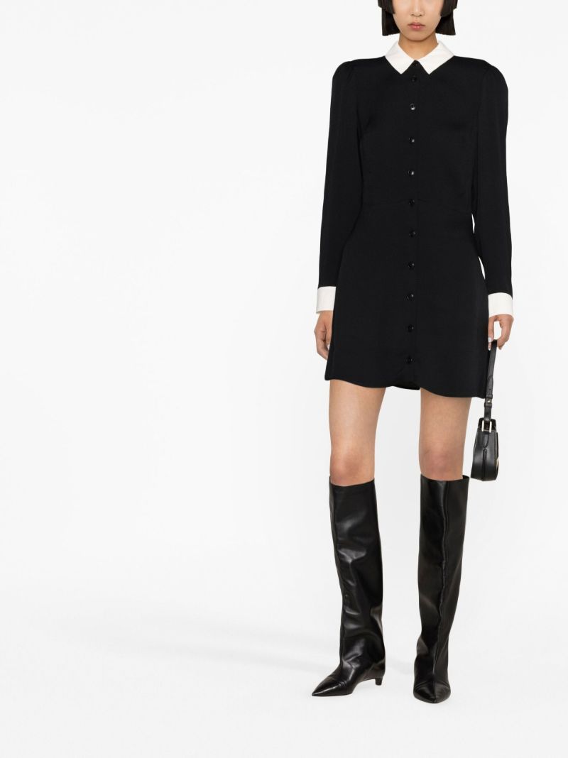 Black Scheana Shirt Dress