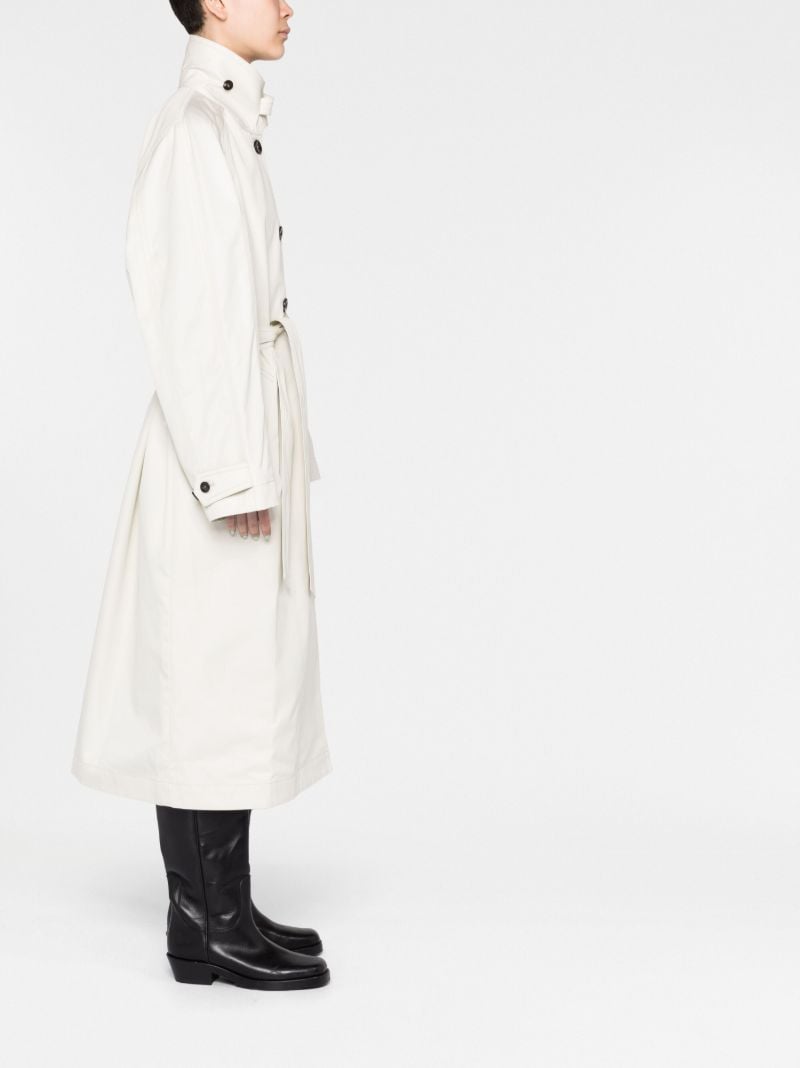 Neutral Ventille Cotton Trench Coat