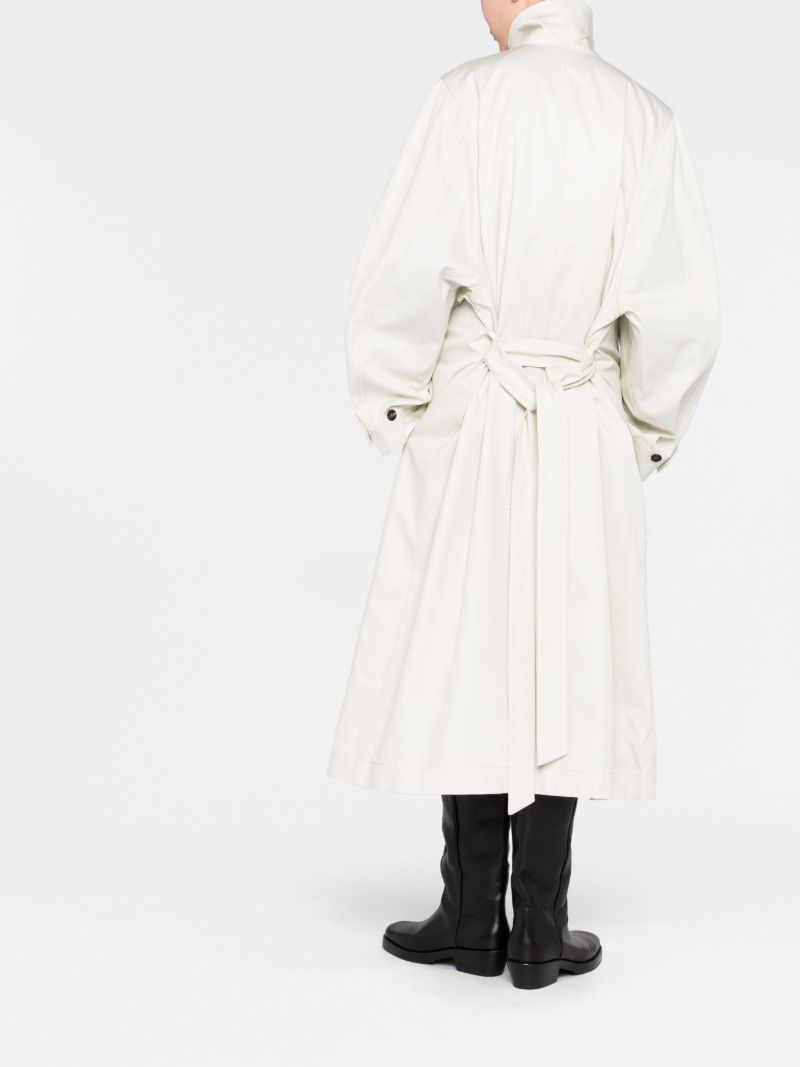 Neutral Ventille Cotton Trench Coat