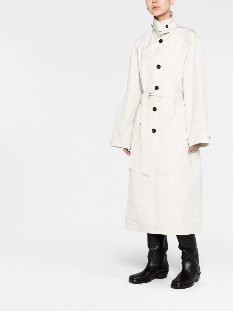 Neutral Ventille Cotton Trench Coat