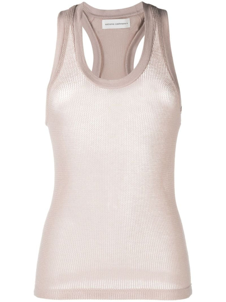 Neutral Knitted Vest Top