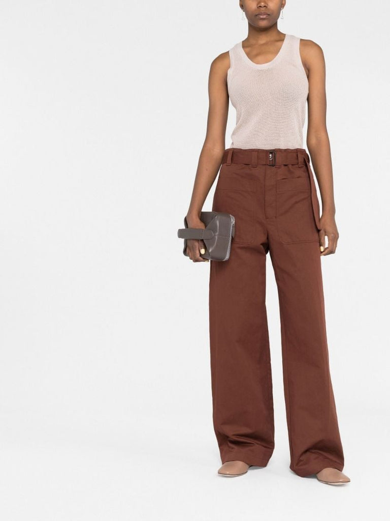 Neutral Knitted Vest Top