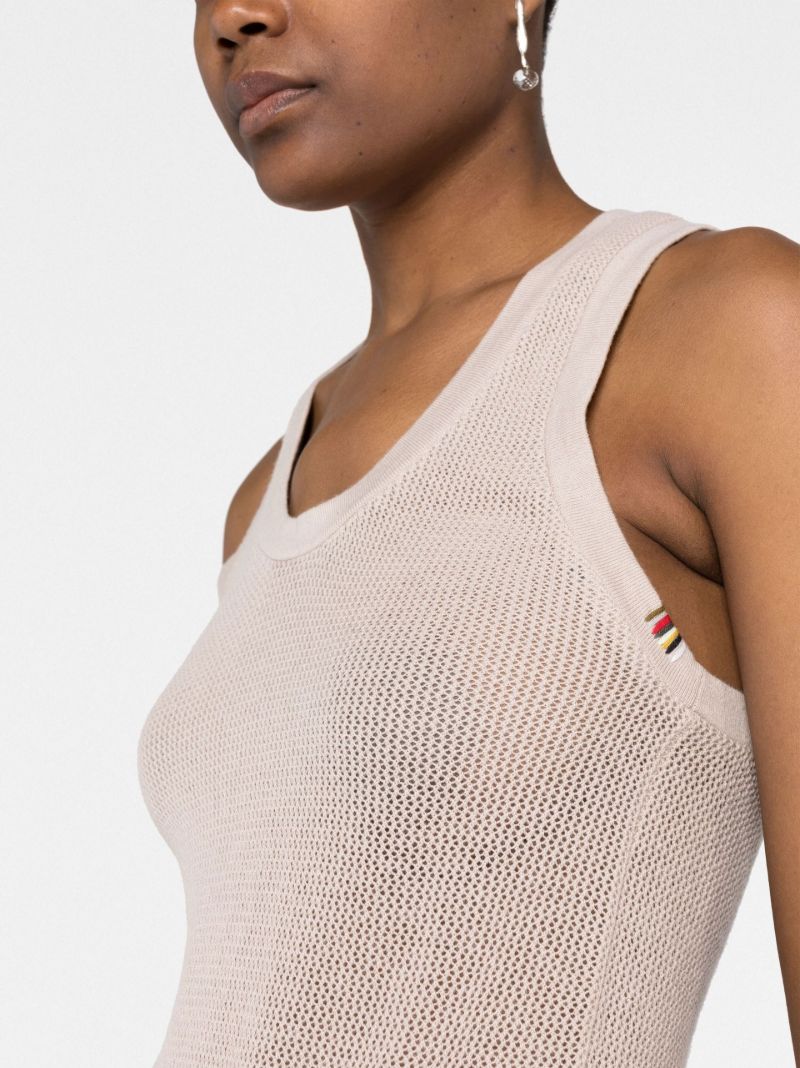Neutral Knitted Vest Top