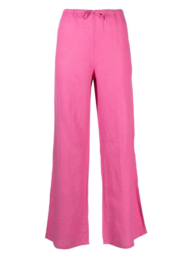 Pink Linen Lounge Trousers