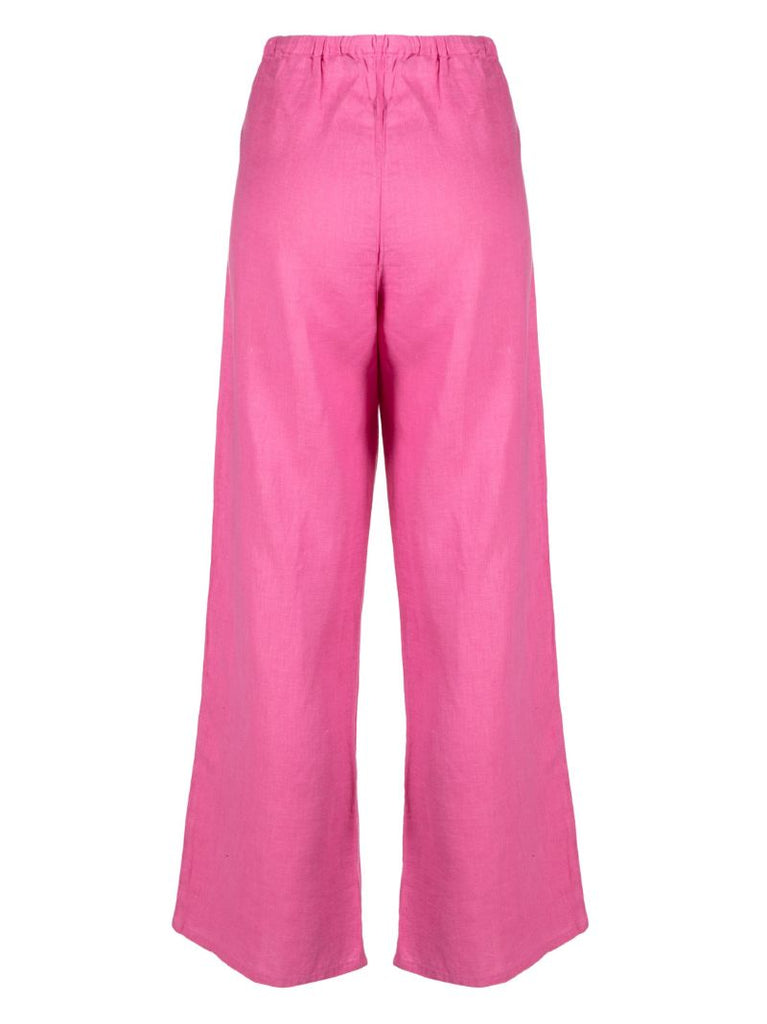 Pink Linen Lounge Trousers