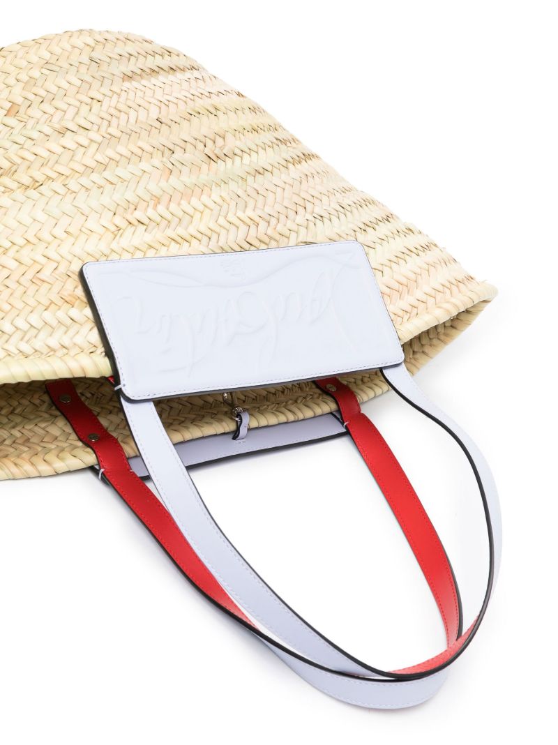 Neutral Loubishore Basket Tote Bag
