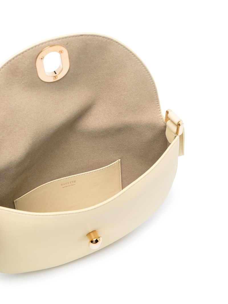 Yellow Tondo Leather Shoulder Bag