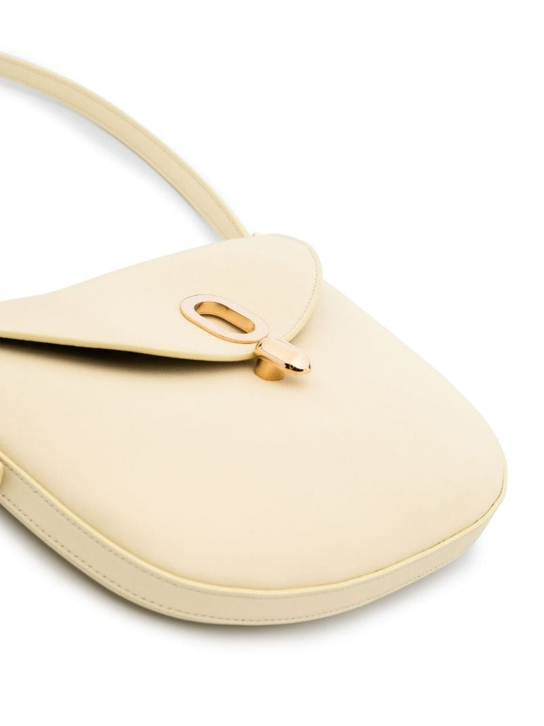 Yellow Tondo Leather Shoulder Bag