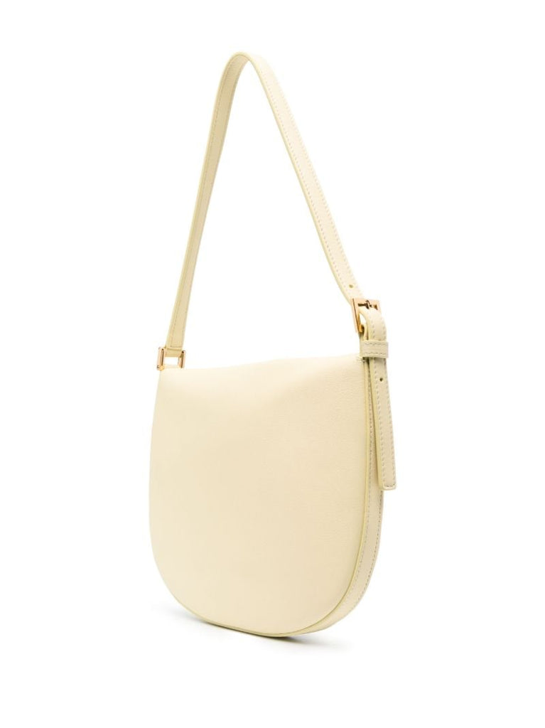 Yellow Tondo Leather Shoulder Bag