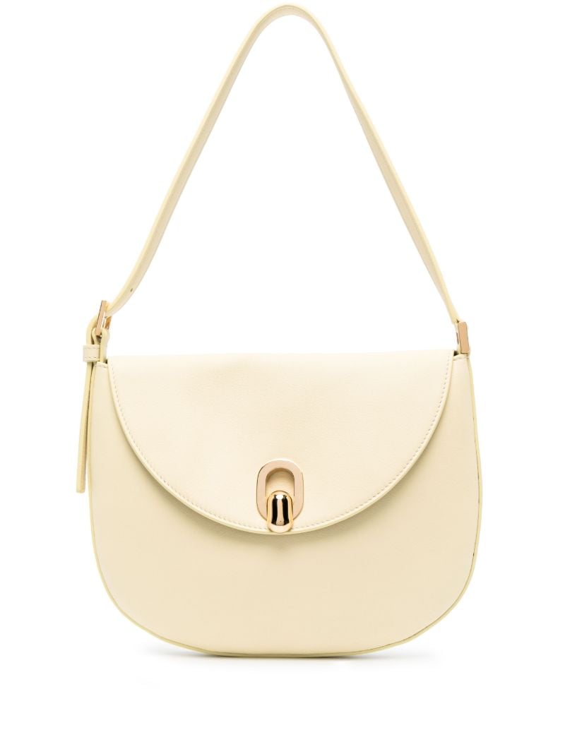 Yellow Tondo Leather Shoulder Bag