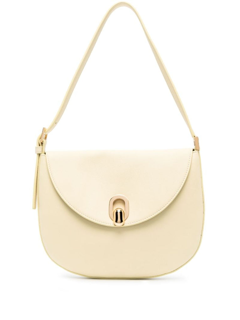 Yellow Tondo Leather Shoulder Bag
