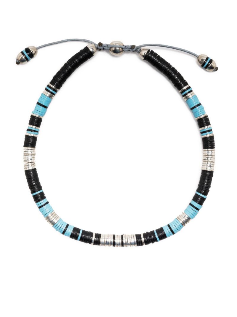 18k White Gold Beaded Bracelet