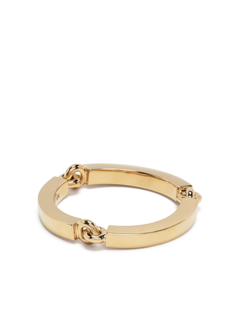 18k Yellow Gold Caleum Link Band Ring