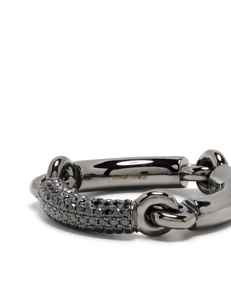 Black Solstice Diamond Band Ring