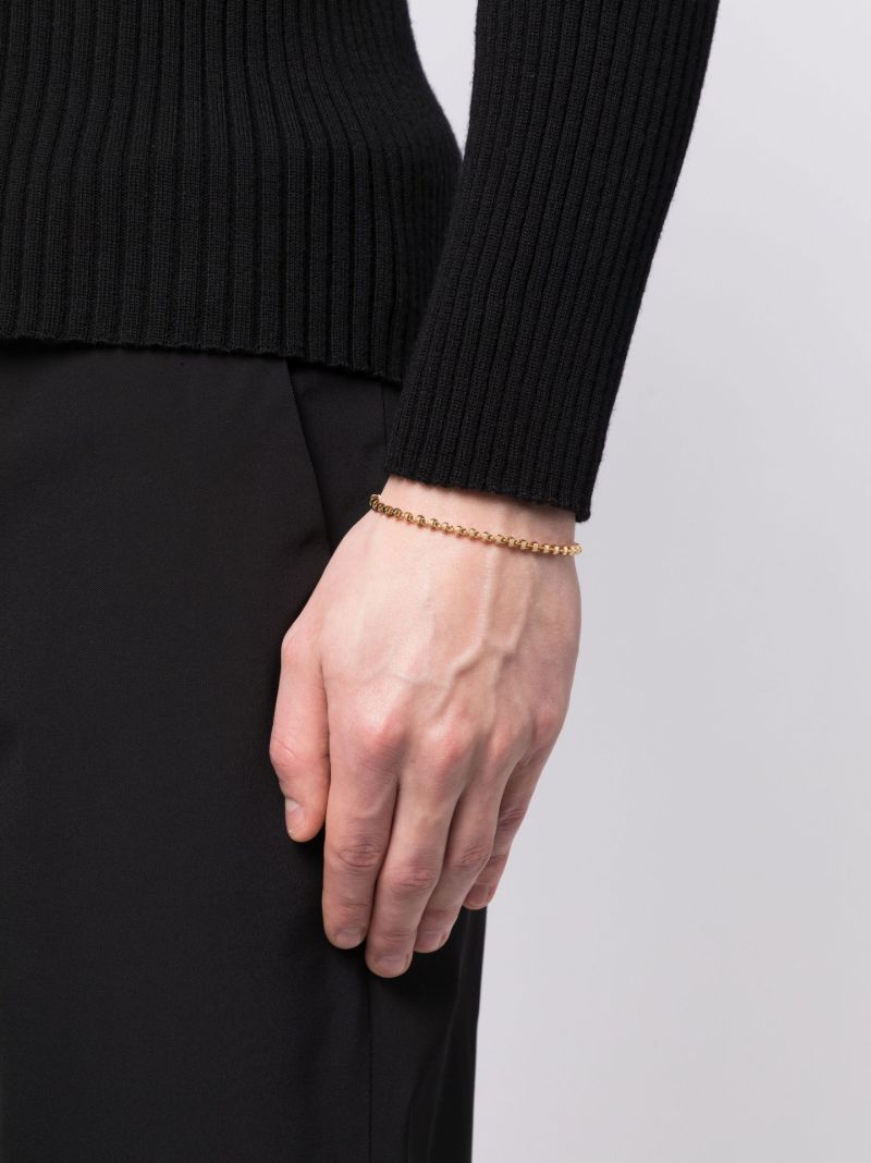 Gold Chain Link Detail Bracelet