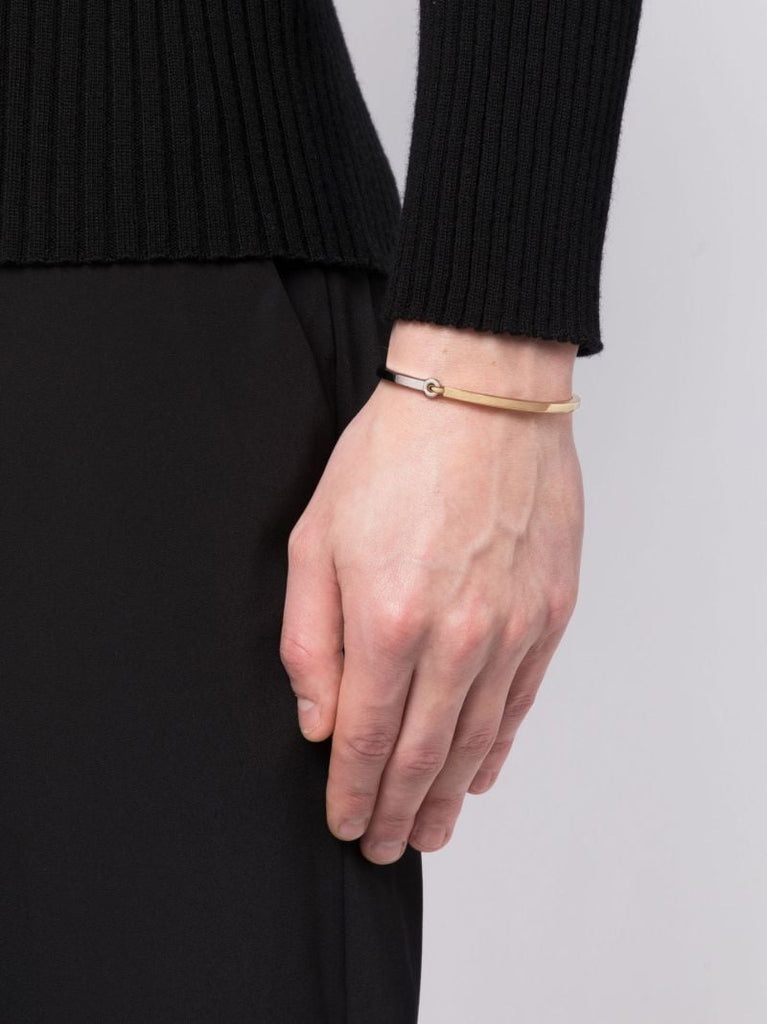 Gold Mixed Metal Bracelet