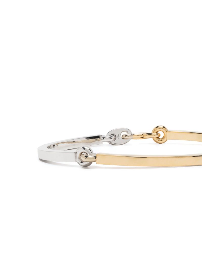 Gold Mixed Metal Bracelet