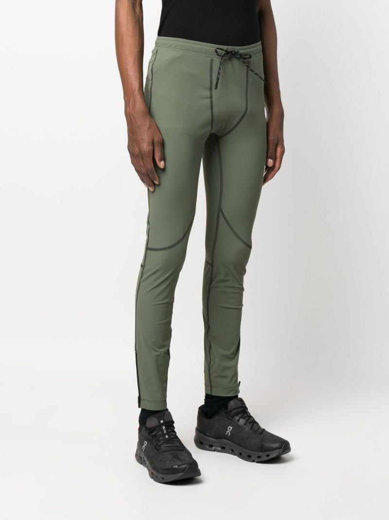 Green Motif Print Leggings