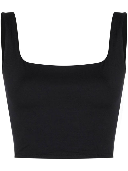Black Ivy Sleeveless Crop Top