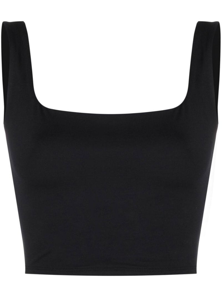Black Ivy Sleeveless Crop Top