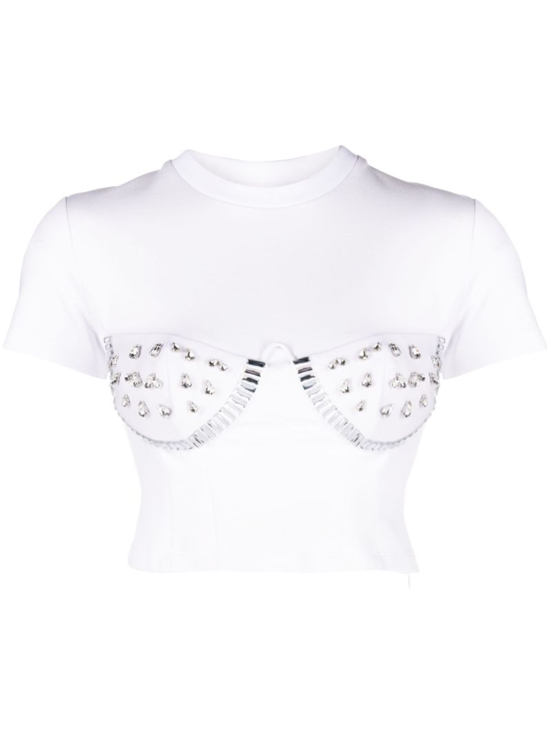 White Crystal Watermelon Cup T-shirt