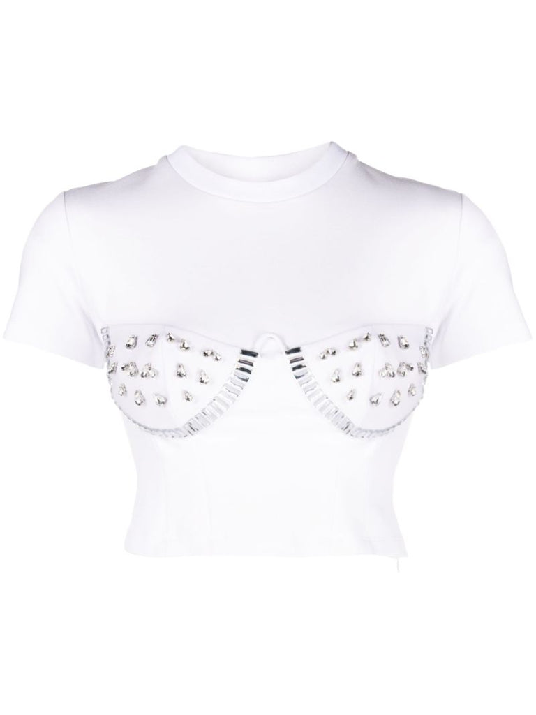 White Crystal Watermelon Cup T-shirt