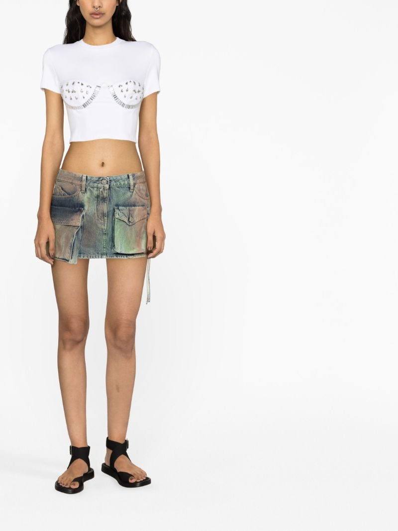 White Crystal Watermelon Cup T-shirt