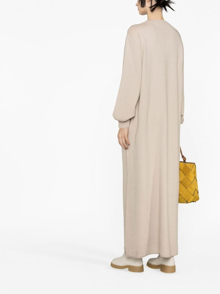 Neutral Cashmere Maxi Dress