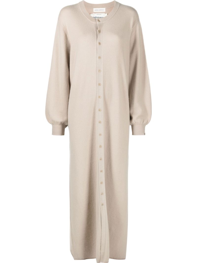 Neutral Cashmere Maxi Dress