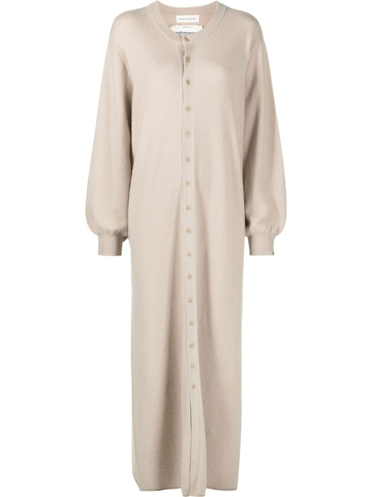 Neutral Cashmere Maxi Dress
